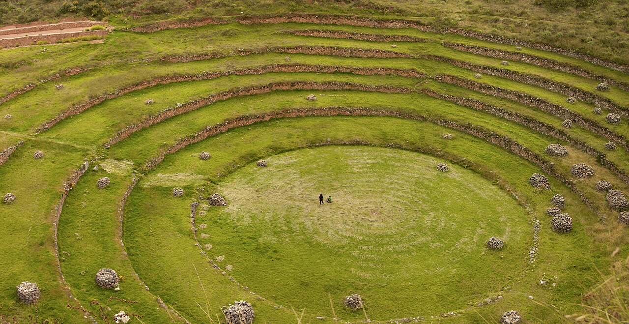 Terrazas circulares inkas de Moray