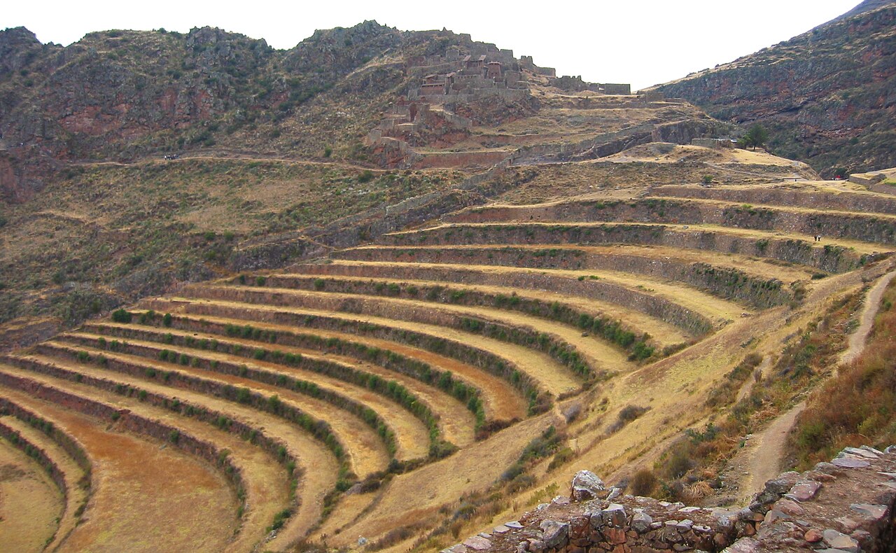 Andenes inkas del parque arqueológico de Pisac